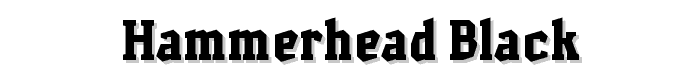 Hammerhead Black font